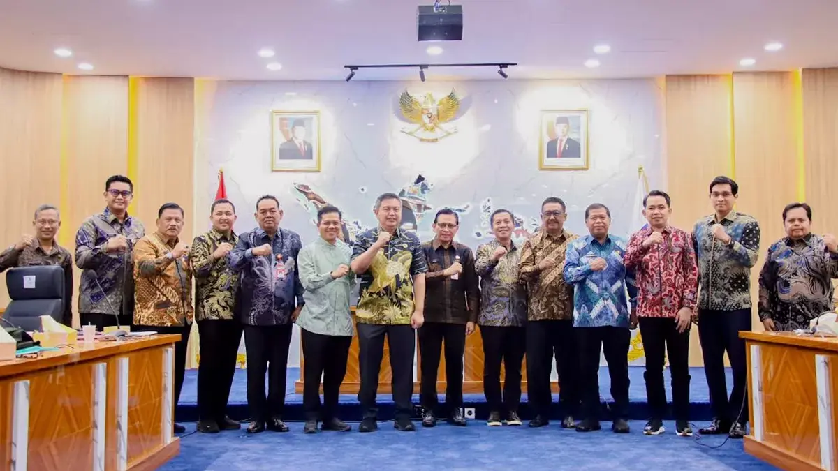 HIGH LEVEL MEETING: Bupati Grobogan Setyo Hadi saat mengikuti High Level Meeting (HLM) di Kemendagri Jakarta baru-baru ini.