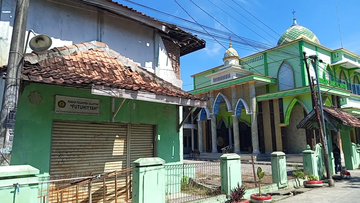 PONPES: Kondisi Ponpes milik MZ di Kabupaten Grobogan.