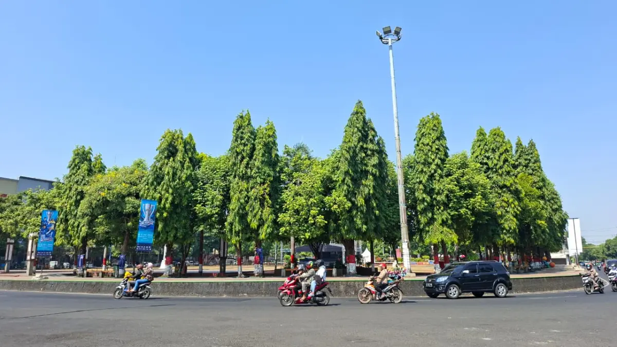 Kejuaraan Provinsi (Kejurprov) Road Race Jawa Tengah rencana digelar di Alun-alun Simpang Tujuh Kudus pada 12–13 September 2026. (ANDIKA T/RADAR PATI)