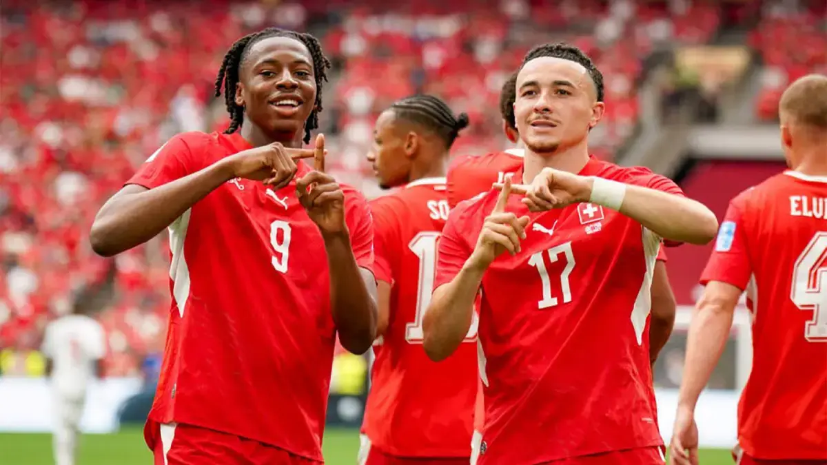 Selebrasi pemain Swiss. (Dok. Swiss FA)
