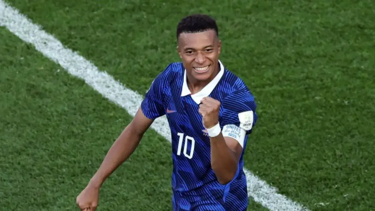 Striker Prancis Kylian Mbappe dkk akan hadapi Maroko pada delapan besar Piala Dunia 2026. (ANTARA/Xinhua/Hu Xingyu.