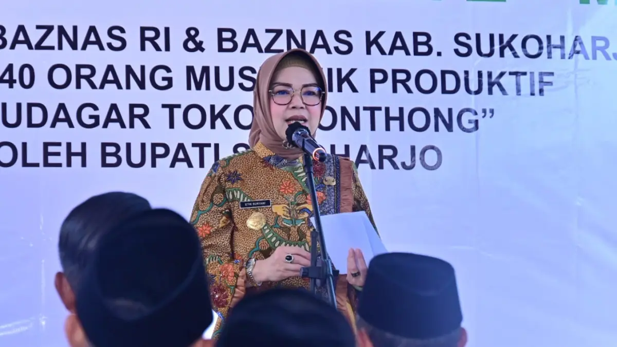 Bupati Sukoharjo Etik Suryani. (DOK. JPR)