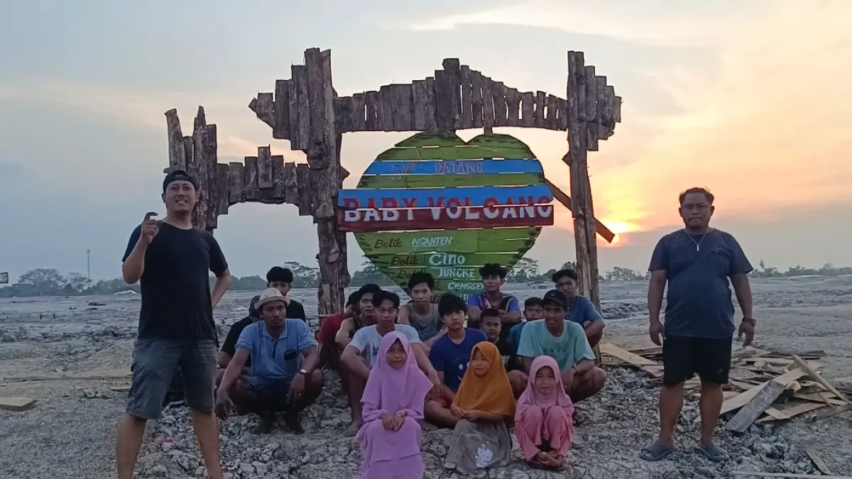 WISATA: Baby Volcano yang ada di Desa Grabagan Kecamatan Kradenan.
