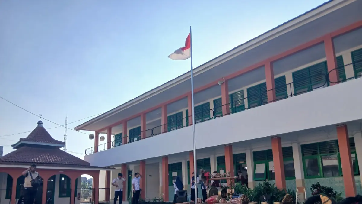 
BESAR: Gedung Sekolah Rakyat Menengah Atas (SRMA) 18 Blora.  (EKO SANTOSO/RADAR PATI)
