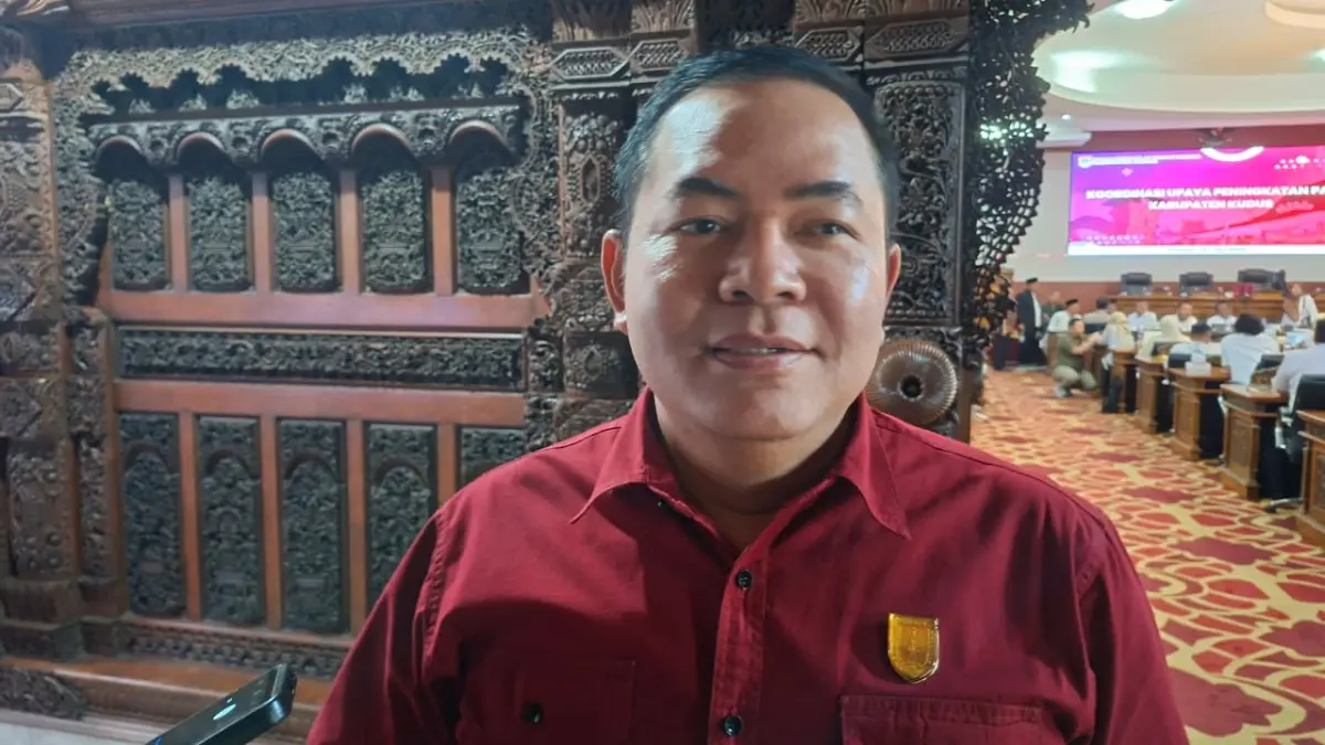 Ketua DPRD Kabupaten Kudus Masan. (ANDIKA T/RADAR PATI)