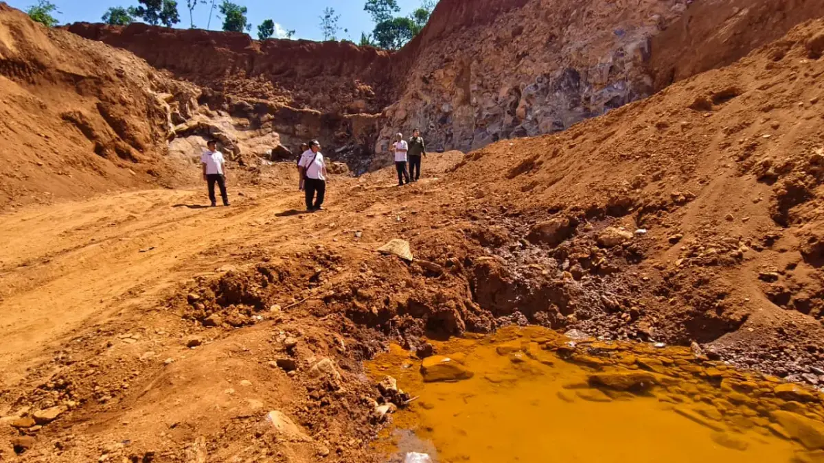 ANCAM CADANGAN AIR: Tambang galian c di Desa Pancur, Jepara ditutup, (15/7).