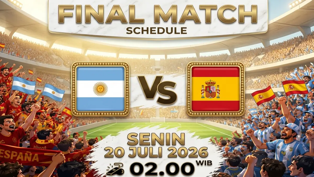 Nobar Final Piala Dunia 2026 di berbagai lokasi di Pati. (AI/ABDUL ROCHIM)