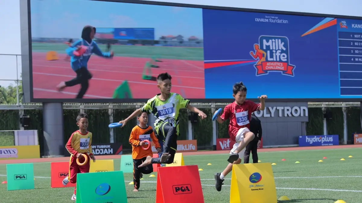 
ANGIN SEGAR: Atlet mengikuti kejuaraan perlombaan MilkLife Athletics Challenge Seri 1 2026. (MACS UNTUK RADAR PATI)