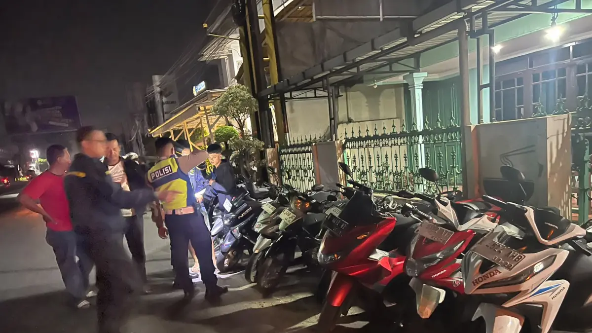 
MERESAHKAN: Polisi mengamankan kendaraan bermotor yang digunakan untuk balap liar. (POLRES KUDUS UNTUK RADAR PATI)
