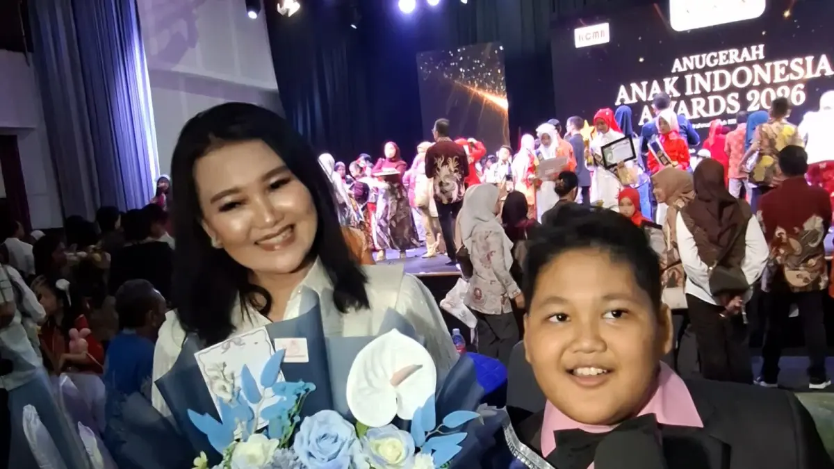 Penyanyi cilik berprestasi asal Pati Krisna Budi Purbaya.