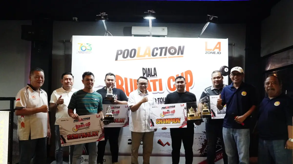 Turnamen Billiard Bupati Cup Perkuat Regenerasi Atlet Pati