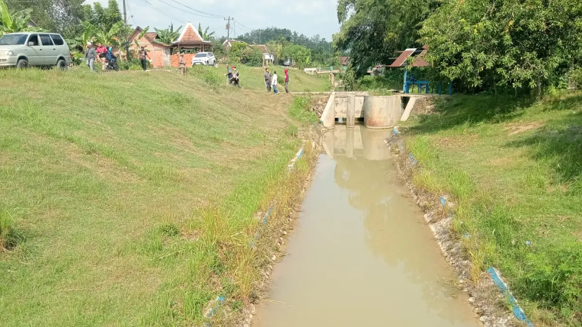 IRIGASI: Salah satu daerah irigasi (DI) yang ada di Kabupaten Grobogan.