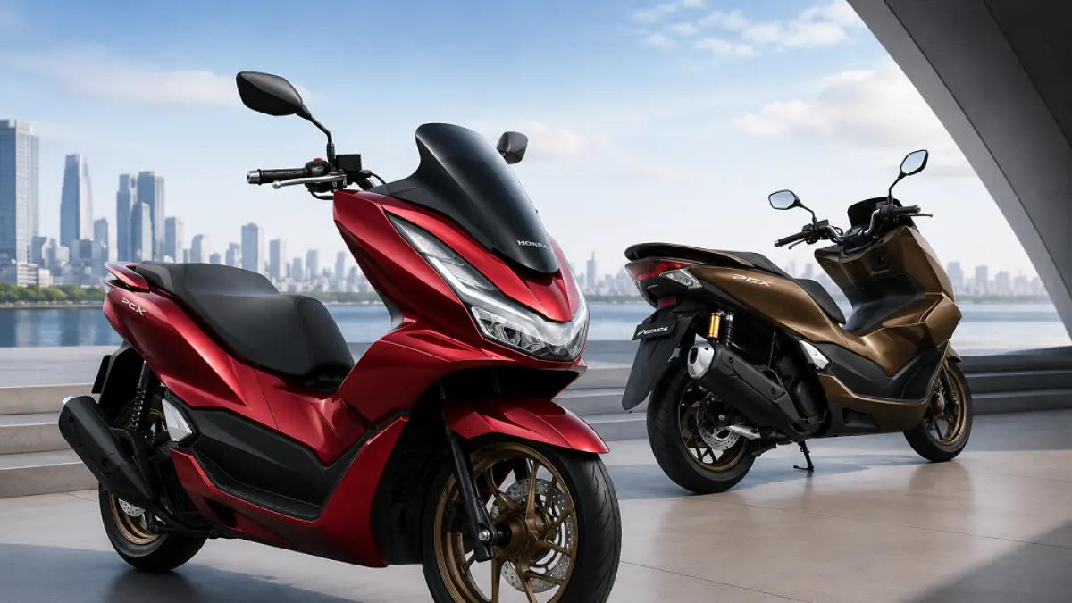 Honda PCX 160 RoadSync 2026. (AI/ABDUL ROCHIM)