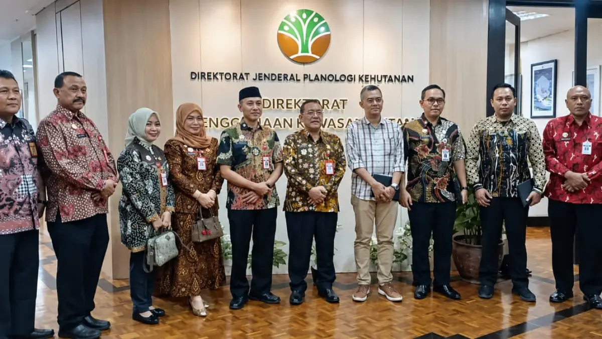 MATANGKAN USULAN: Pemkab Grobogan datangi Direktorat Jenderal Planologi Kehutanan untuk membahas Sekolah Rakyat, belum lama ini.