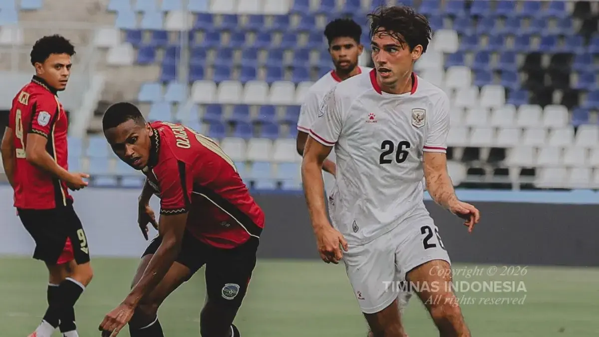 Timnas Indonesia menghadapi Timor Leste pada laga Grup A Piala AFF 2026 di Chonburi Daikin Stadium. (Timnas Indonesia)