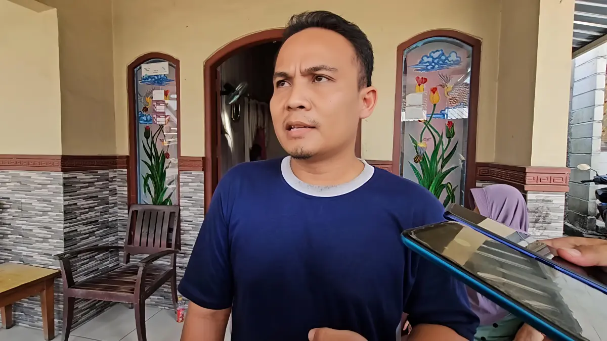 Perwakilan keluarga korban, Sulistiono. (ANDRE F/RADAR PATI)
