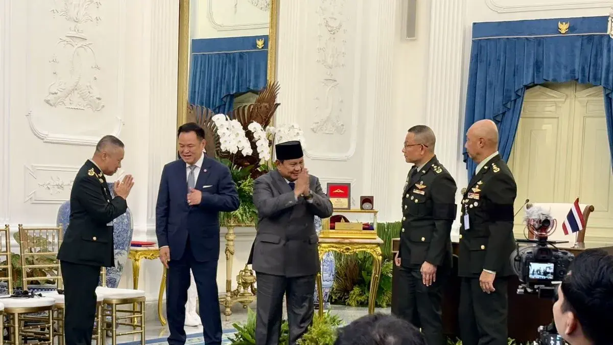 Prabowo terima tanda kehormatan dari Angkatan Bersenjata Thailand