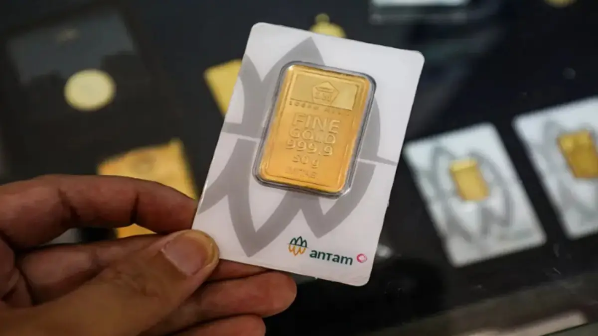 Ilustrasi emas antam