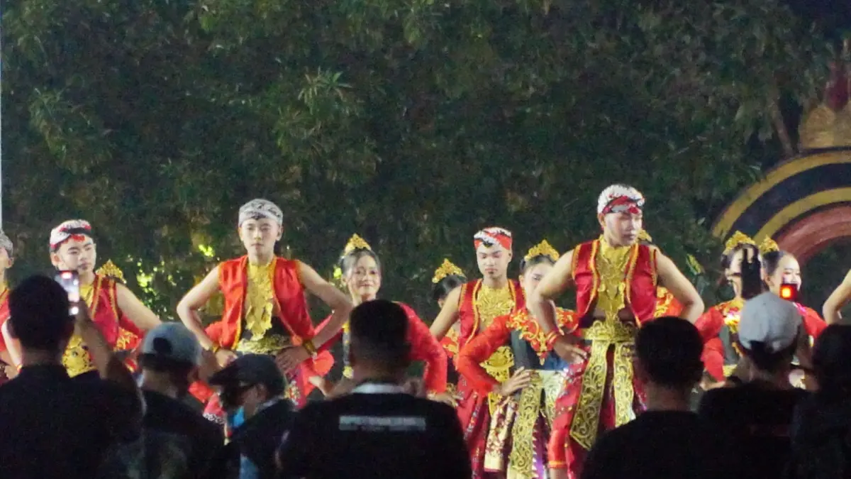 Festival budaya dalam rangka memperingati hari jadi ke-703 Kabupaten Pati, Sabtu (8/8). (HUMAS PATI) 