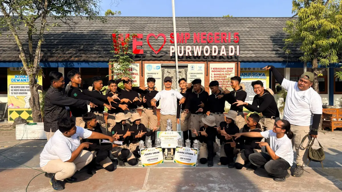 JUARA: MAN 1 Grobogan saat memborong gelar dan raih golden ticket.