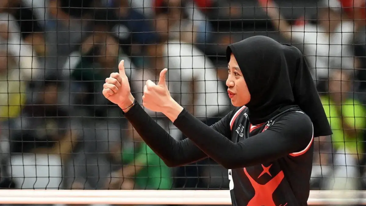 Atlet profesional bola voli Megawati Hangestri. (DOK. Antara)