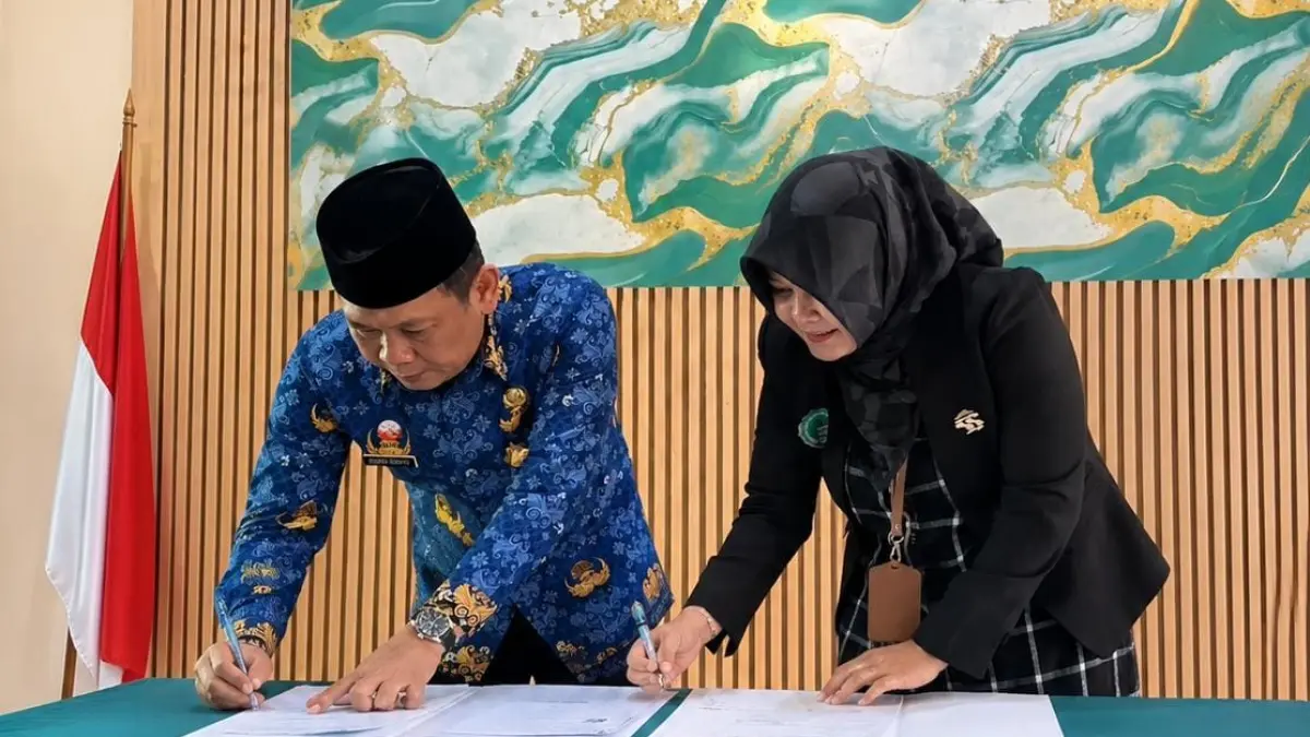 MOU: STISS Grobogan saat melangsungkan MoU dengan Pemkab Grobogan.