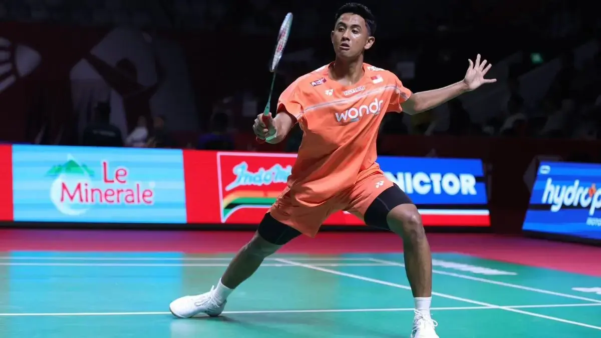 Alwi Farhan lolos babak kedua BWF World Championship 2026 di New Delhi India. 