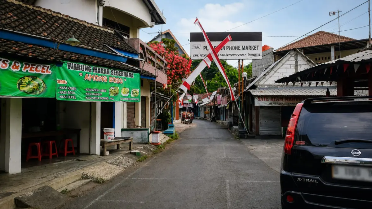 INFRASTRUKTUR: Kondisi Jalan Pujapura di Kota Purwodadi yang diusulkan diambil alih.