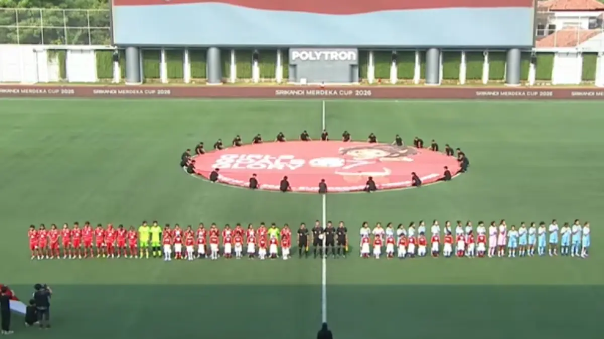 Timnas Indonesia Putri Nusantara U-16 kalah dari Singapura 0-2 di SSA Kudus, (17/8). 