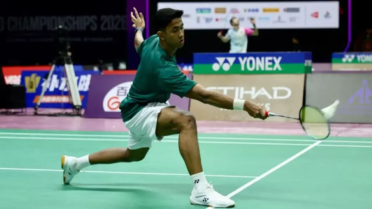 Pemain bulu tangkis tunggal putra Indonesia Alwi Farhan. (Dok PBSI)