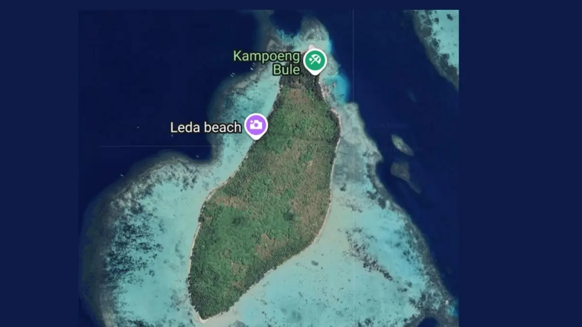DIPASTIKAN HOAKS: Pulau Menjangan Kecil diisukan dijual. (DOK. Ist)