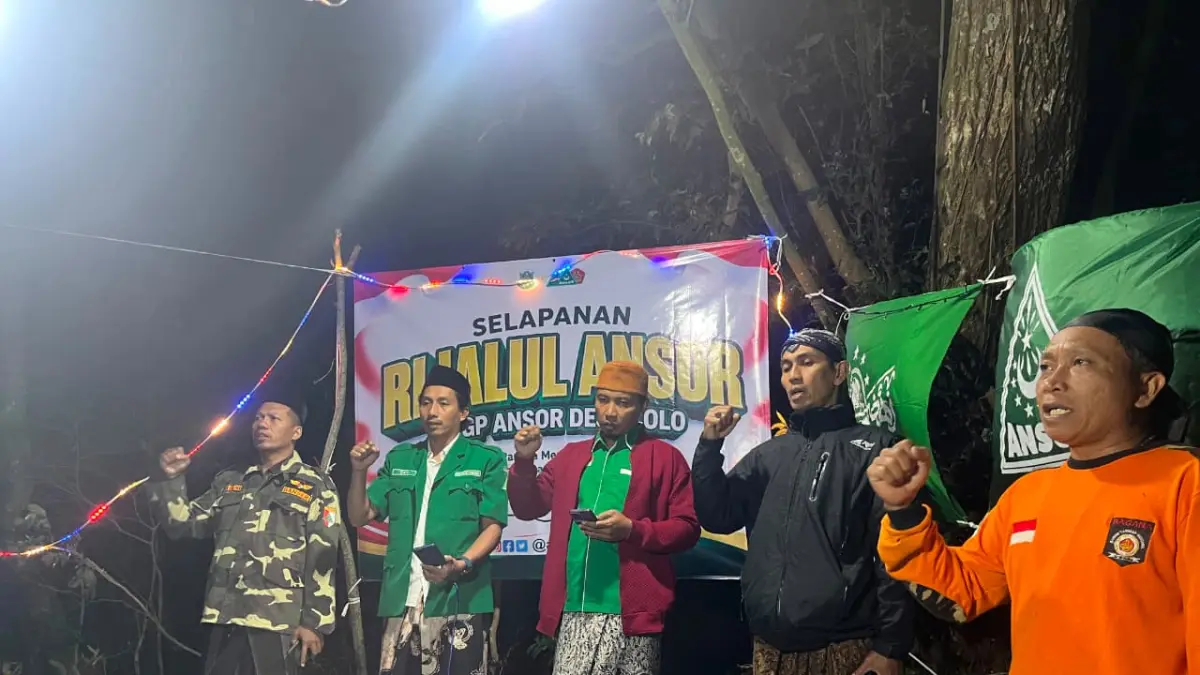 GP Ansor Colo Kudus menggelar acara maulid di tengah hutan dengan pesan khusus masalah lingkungan. 