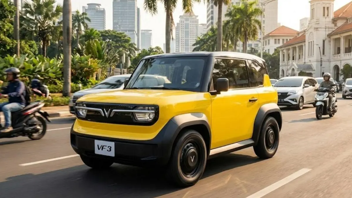 Mobil listrik VinFast 3. (DOK. ISt)