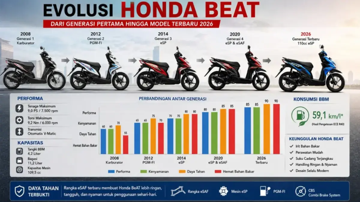 Evolusi Honda Beat