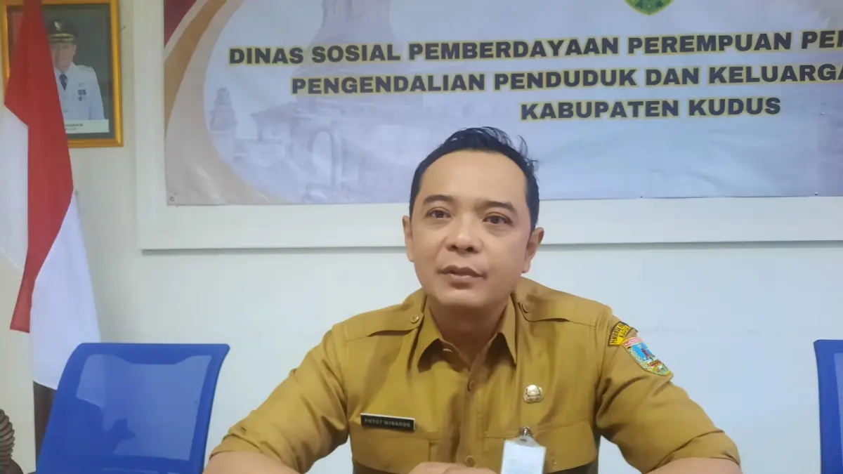 Kepala Dinsos P3AP2KB Kudus Putut Winarno. (INDAH SUSANTI/RADAR PATI)