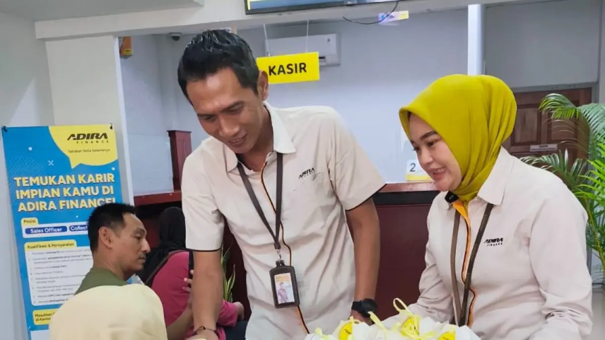 TERIMA KASIH SAHABAT – Adira Finance Cabang Pati memberikan apresiasi kepada pelanggan dalam momentum Hari Pelanggan Nasional (HARPELNAS) 2026, Jumat (4/9).