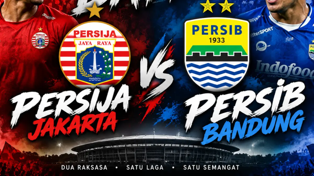 Persija Jakarta vs Persib Bandung. (AI/ABD ROCHIM)