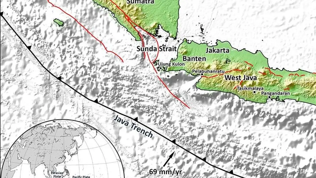 Peta Zona Megathrust