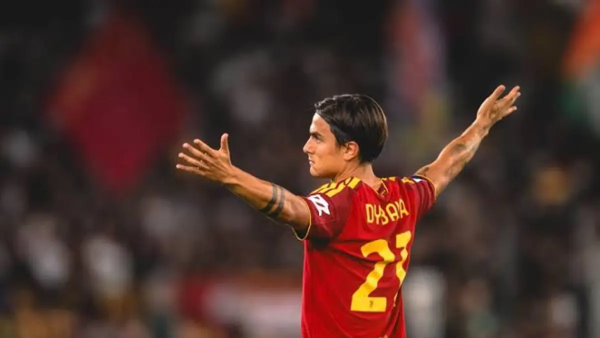 Paulo Dybala ketika berseragam AS Roma
