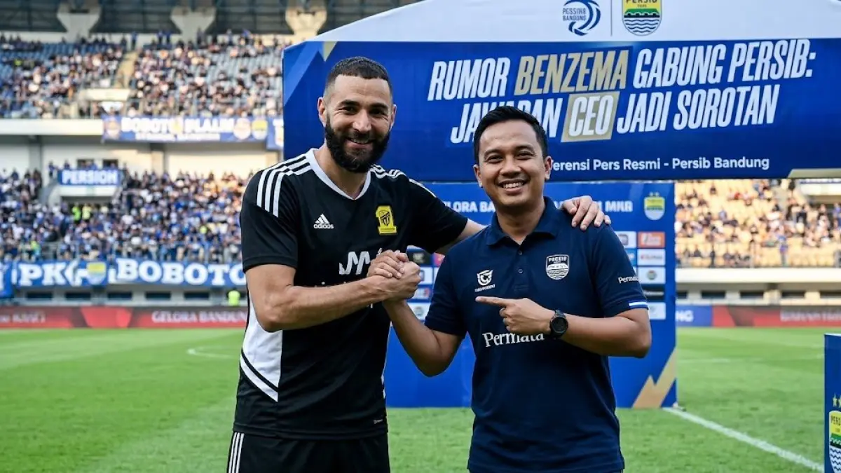 Persib Bandung dikaitkan dengan mantan striker Timnas Prancis, Karim Benzema.