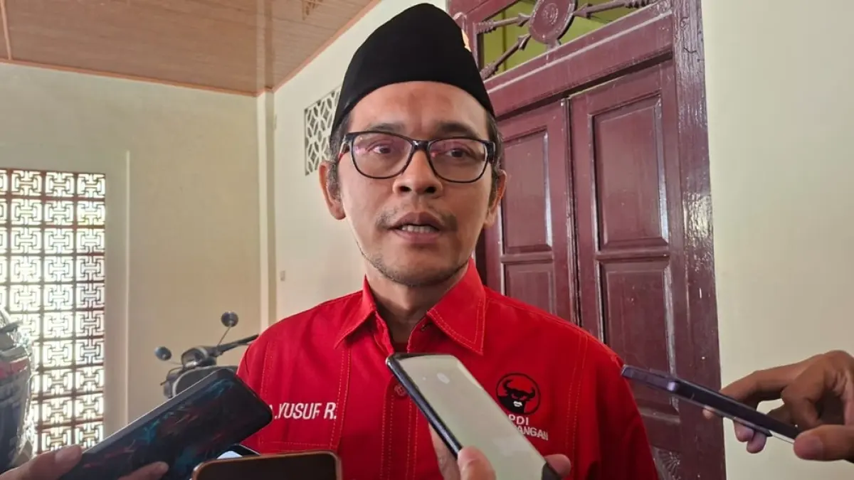 Ketua DPC PDI Perjuangan Kudus, Achmad Yusuf Roni. (ANDIKA TRISNA SAPUTRA/RADAR PATI)