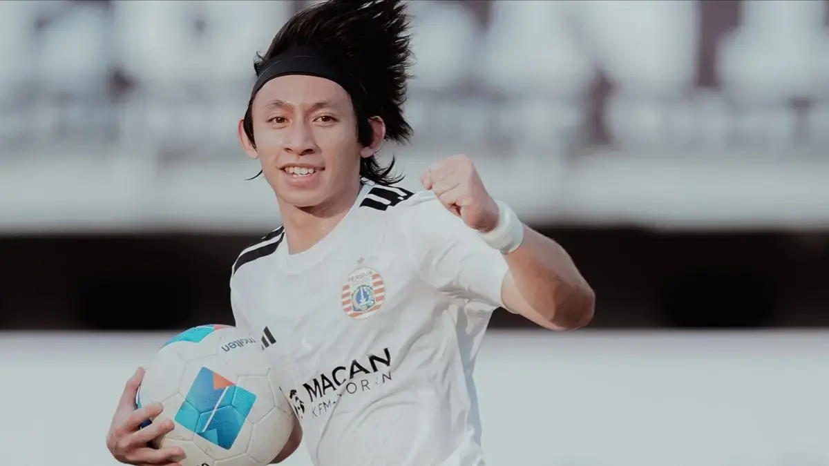 Arlyansyah Abdulmanan cetak gol. (Jawapos.com)