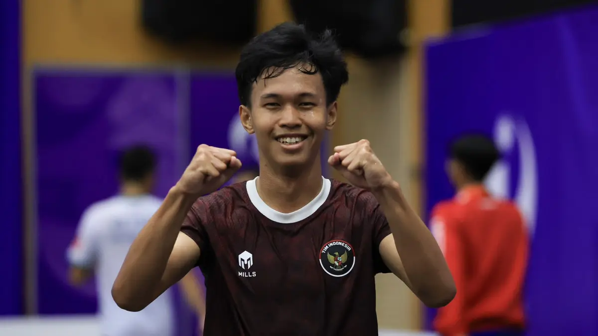 Yoga Ardika Putra bawa teqball Indonesia sumbang medali perunggu ajang Asian Games Aichi-Nagoya Jepang 2026. (Kemenpora)
