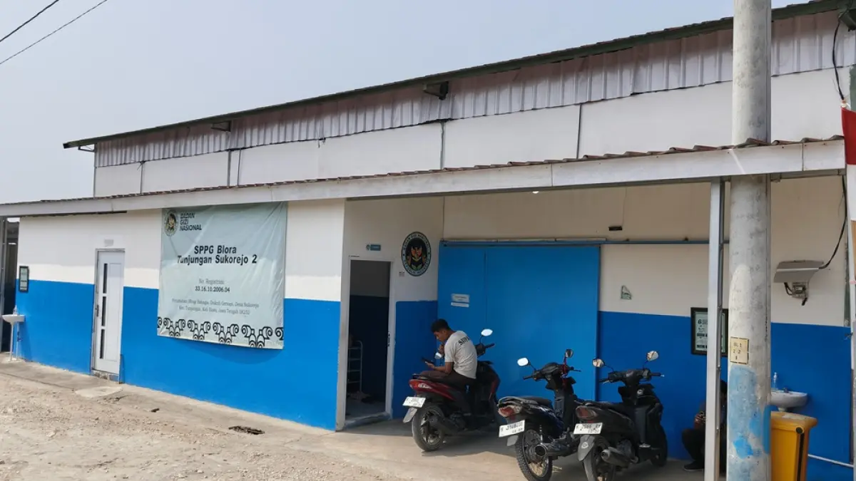 DITUTUP BGN: SPPG Sukorejo 2 diberikan hukuman penutupan secara permanen oleh Badan Gizi Nasional. (‎ARIF FAKHRIAN KHALIM/RADAR PATI)