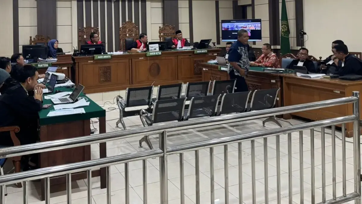 Sidang kasus dugaan korupsi dengan terdakwa Sudewo di Pengadilan Tipikor Semarang. (Istimewa)