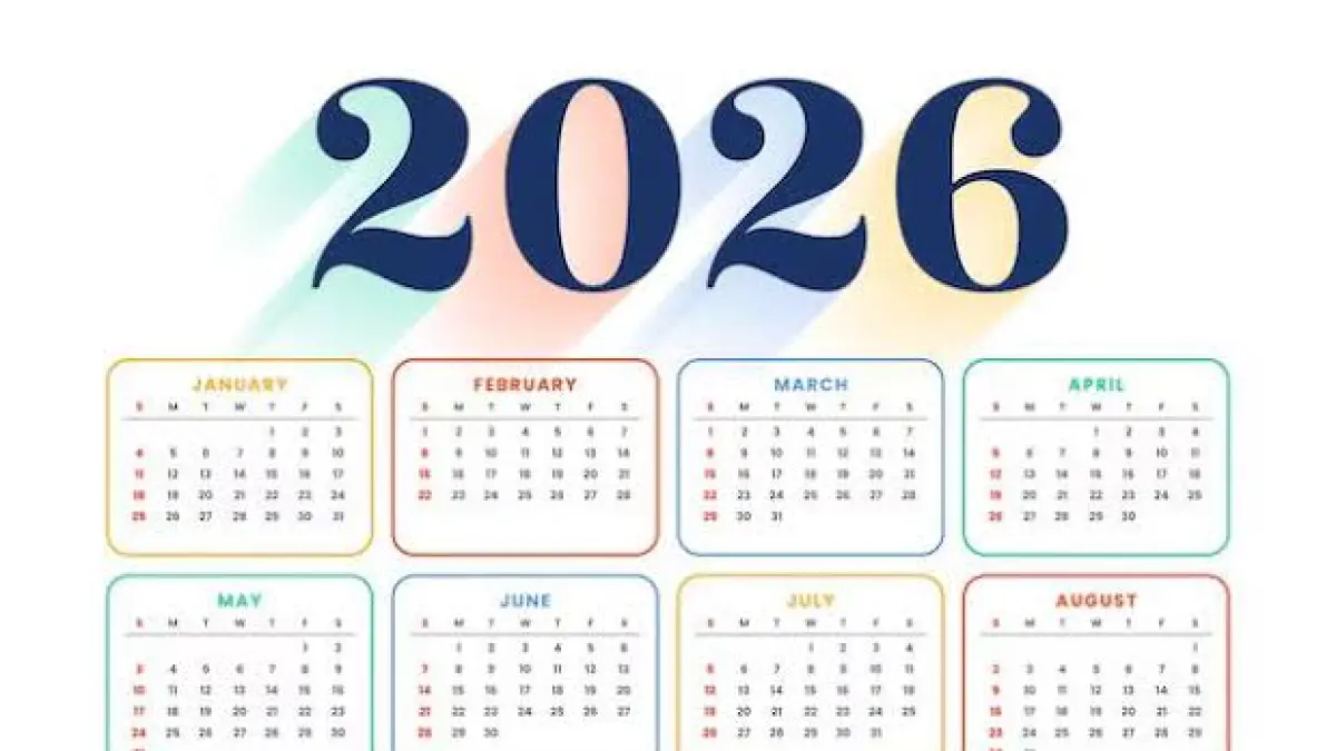 Kalender 2026. (DOK. Ist)