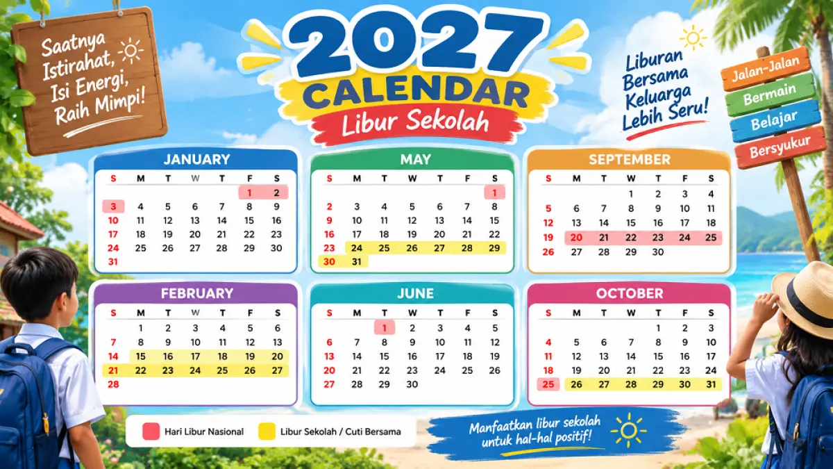 Kalender 2027. (AI/ABD. ROCHIM)