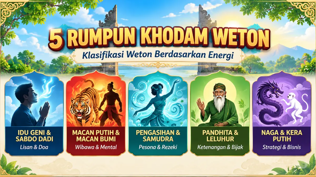 Khodam weton menurut Primbon Jawa. (AI/ABD. ROCHIM)