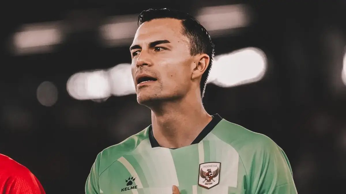 Kiper timnas Indonesia Emil Audero.