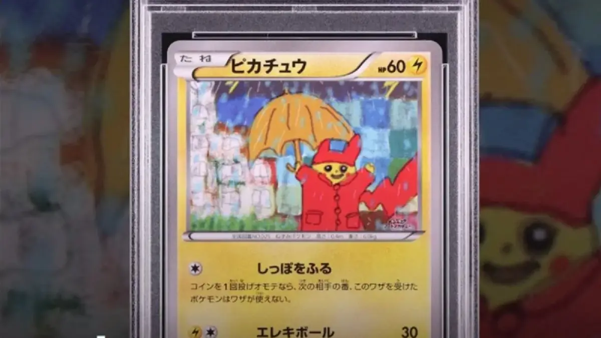 Kartu Pikachu. Foto: X.com